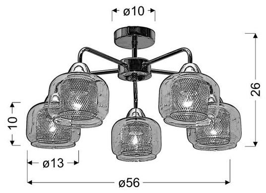 Люстра Candellux 35-67104 RAY