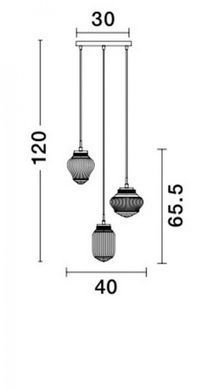 Люстра Nord Nova Luce 838183