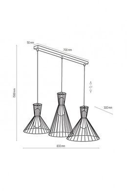 Люстра SAHARA 3-line TK-Lighting 3352