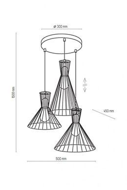 Люстра SAHARA 3-ring TK-Lighting 3351