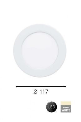 Точковий світильник FUEVA 5 d11,7 LED WW WH Eglo 99132