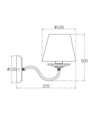 Бра Edlin PL321167W-1 Moren