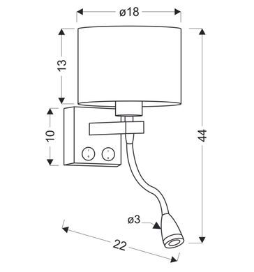 Бра Candellux 21-27665 POLO