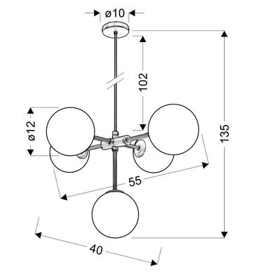 Люстра Candellux 35-73778 Mati