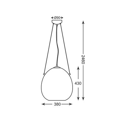 Люстра Zuma Line MOON P19066B-D38