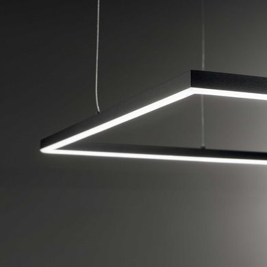 Люстра світлодіодна ORACLE SLIM SQ 70cm BK Ideal Lux 259185