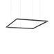 Люстра світлодіодна ORACLE SLIM SQ 70cm BK Ideal Lux 259185