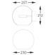 Бра Zuma Line W0428-01D-F4AC ENCELADUS