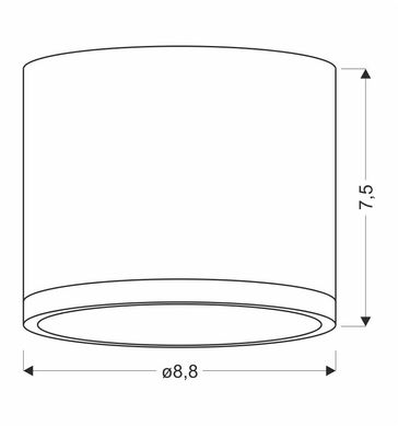 Точковий світильник Candellux 2275956 TUBA