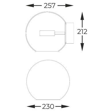Бра Zuma Line W0428-01D-L4AC ENCELADUS