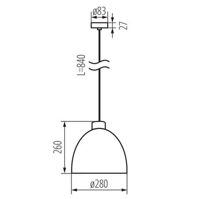 Люстра Kanlux OGIVA D35 GR 27001