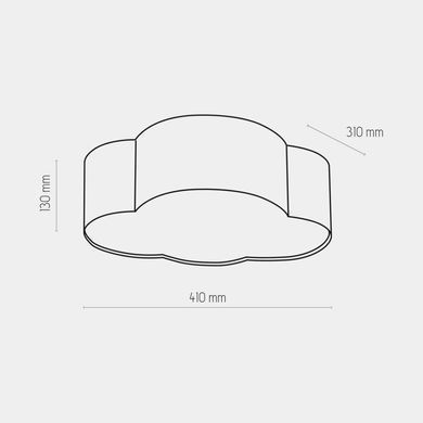 Потолочный светильник TK Lighting CLOUD MINI 4229