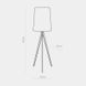 Торшер TK Lighting WALZ GRAY 5046