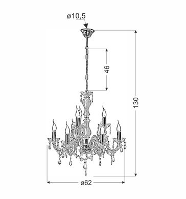 Люстра Candellux 38-94653 MARIA TERESA