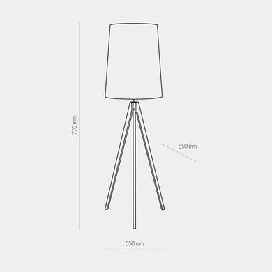 Торшер TK Lighting WALZ WHITE 5047