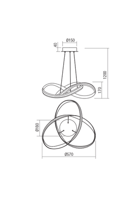 Люстра Redo 01-1876 Nucleo