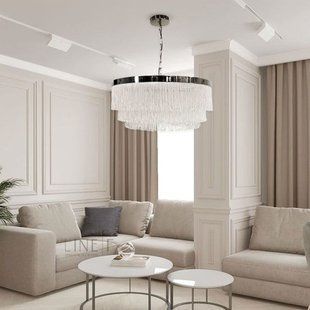 Люстра LineF MJ294-500 Silver+WT