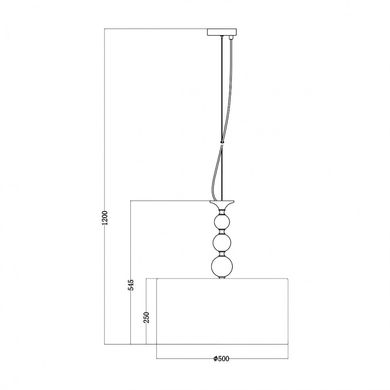 Люстра Zuma Line REA RLD93163-1B