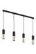 Люстра ELITE 4 BK TK-Lighting 4367