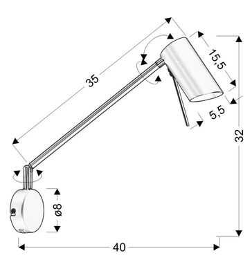 Бра Candellux 21-73907 MILLY