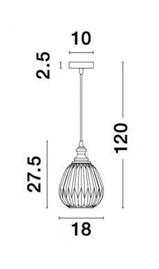 Люстра ZARLEY Nova Luce 9066102