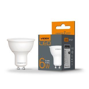 Лампа LED Videx VL-MR16e-06104 24963 GU10 6 Вт 4100K 540Lm