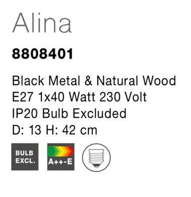 Настольная лампа ALINA Nova Luce 8808401