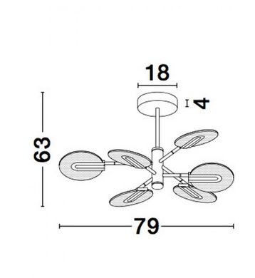 Люстра GENTI Nova Luce 9545406