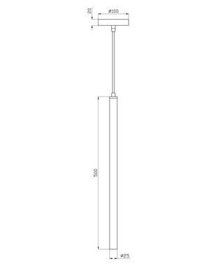 Люстра Edlin PLP2411-1G Renti