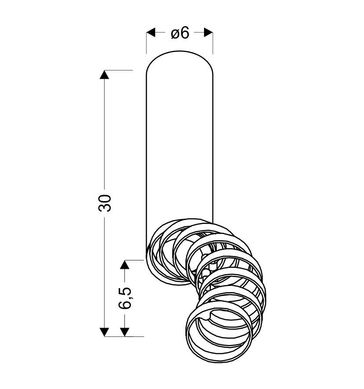 Точечный светильник Candellux 2282756 TUBA