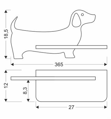 Настенный светильник Candellux 21-00989 Dog