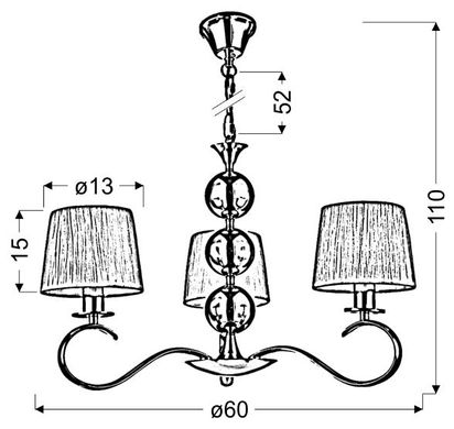 Люстра Candellux 33-21618 CLARA