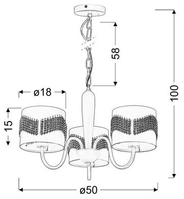 Люстра Candellux 33-22998 ANTONIO