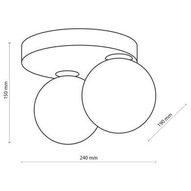 Люстра TK Lighting BIANCA GOLD 2 4696