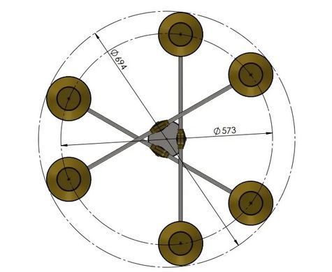 Люстра Sia V6 PikArt 5648-1