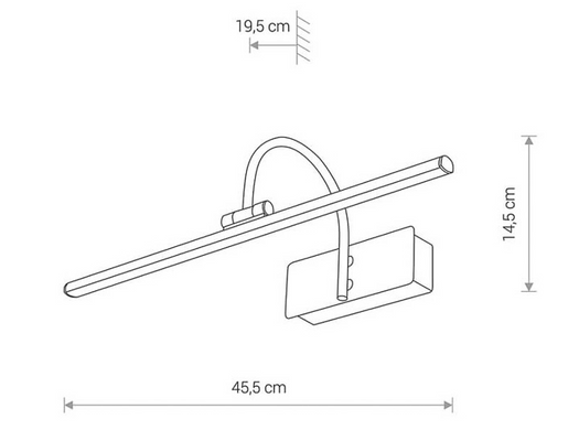 Підсвітка для картин Nowodvorski 8168 GIOTTO LED CN