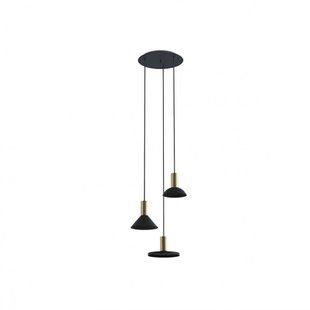 Люстра Nowodvorski 8030 HERMANOS III BLACK/SOLID BRASS