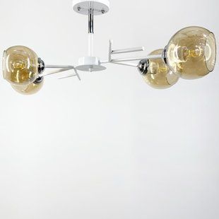 Люстра Linef 088N/4 WT+CH+AM