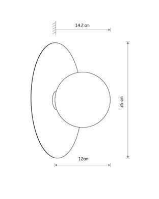 Настінний світильник Nowodvorski 12440 SATURN