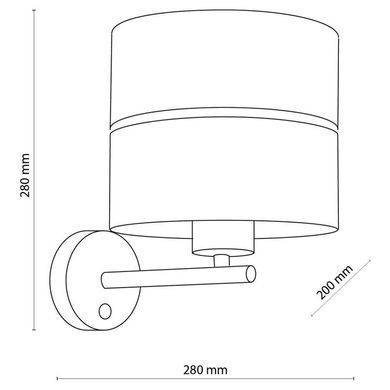 Бра TK Lighting Hilton 4770 White/Gold