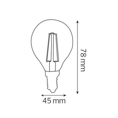 Світлодіодна лампа HOROZ ELECTRIC 001-089-0006-010 FILAMENT BALL-6