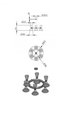 Люстра Dualight C PikArt 25352-1