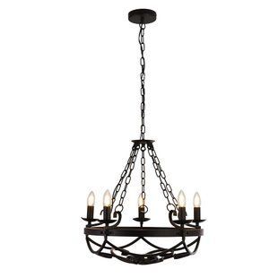 Люстра Searchlight CARTWHEEL 8905-5BK