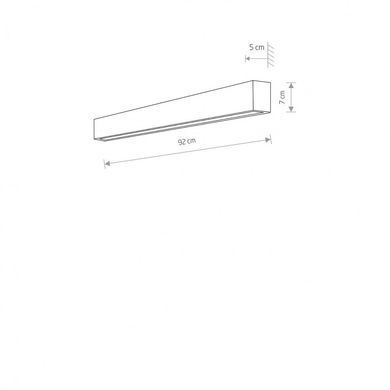 Настенный светильник Nowodvorski 7561 STRAIGHT WALL LED GRAPHITE M