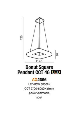 Люстра AZzardo DONUT SQUARE CCT 46 AZ2666