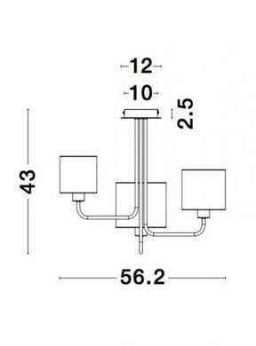 Люстра BITONTO Nova Luce 9151403