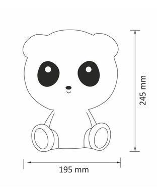 Настільна лампа POLUX 327215 Panda