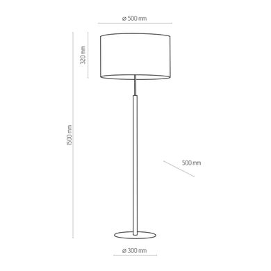 Торшер TK Lighting DEVA GRAPHITE 5218