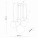 Люстра TK LIGHTING 4608 CADIX GOLD