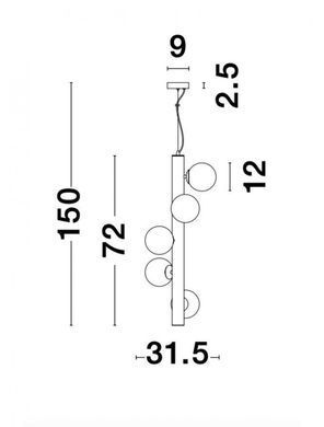 Люстра JAKLIN Nova Luce 9724582